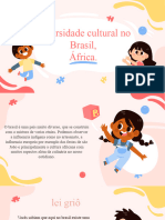 Cópia de Diversidade e Cidadania Diversidade No Brasil Africa