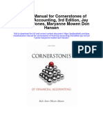 Instant Download Solution Manual For Cornerstones of Financial Accounting 3rd Edition Jay Rich Jeff Jones Maryanne Mowen Don Hansen PDF Scribd