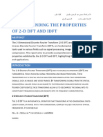 Understanding The Properties of 2-D DFT & IDFT