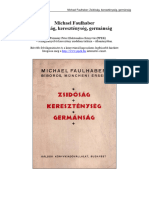 Michael Faulhaber Zsidosag Keresztenyseg Germansag 1