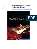 Instant Download Management 12th Edition Kreitner Solutions Manual PDF Scribd