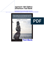 Instant Download Management 13th Edition Schermerhorn Test Bank PDF Scribd