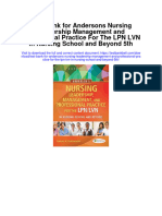 Test Bank For Andersons Nursing Leadership Management and Professional Practice For The LPN LVN in Nursing School and Beyond 5th