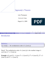 Zsigmondy's Theorem - Lola Thompson