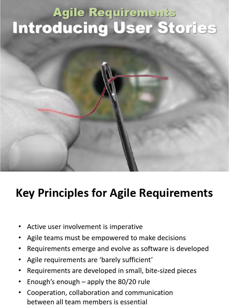 Agile User Stories Guide | PDF | Agile Software Development | Communication