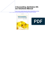 Instant Download Managerial Accounting Jiambalvo 5th Edition Solutions Manual PDF Scribd