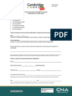 Data e Horário Do Teste Oral Serão Informados 1 (Um) Mês Antes Da Prova