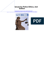 Instant Download Solution Manual For Police Ethics 2nd Edition PDF Scribd