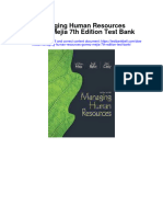 Instant Download Managing Human Resources Gomez Mejia 7th Edition Test Bank PDF Scribd