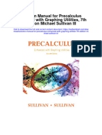 Instant Download Solution Manual For Precalculus Enhanced With Graphing Utilities 7th Edition Michael Sullivan III PDF Scribd