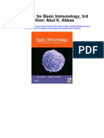 Instant Download Test Bank For Basic Immunology 3rd Edition Abul K Abbas PDF Scribd