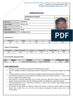 CV - Thangapandianraja Pandian (Service Manager)