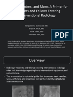 Wires, Catheters, and More_ A Primer for Residents and Fellows Entering Interventional Radiology