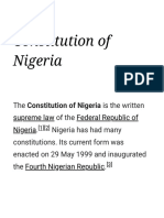 Constitution of Nigeria - Wikipedia