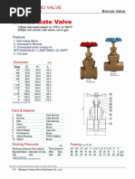 Bronz Gate Valve ST-101 Screwed