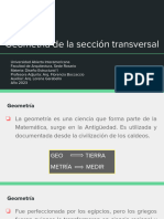 Unidad 5 - Clase Teórica 1 - Geometría de La Sección Transversal