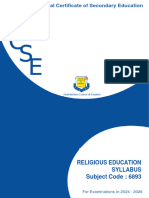EGCSE Religious Education Syllabus 2024-26-1675150671