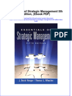 Instant Download Essentials of Strategic Management 5th Edition Ebook PDF PDF FREE