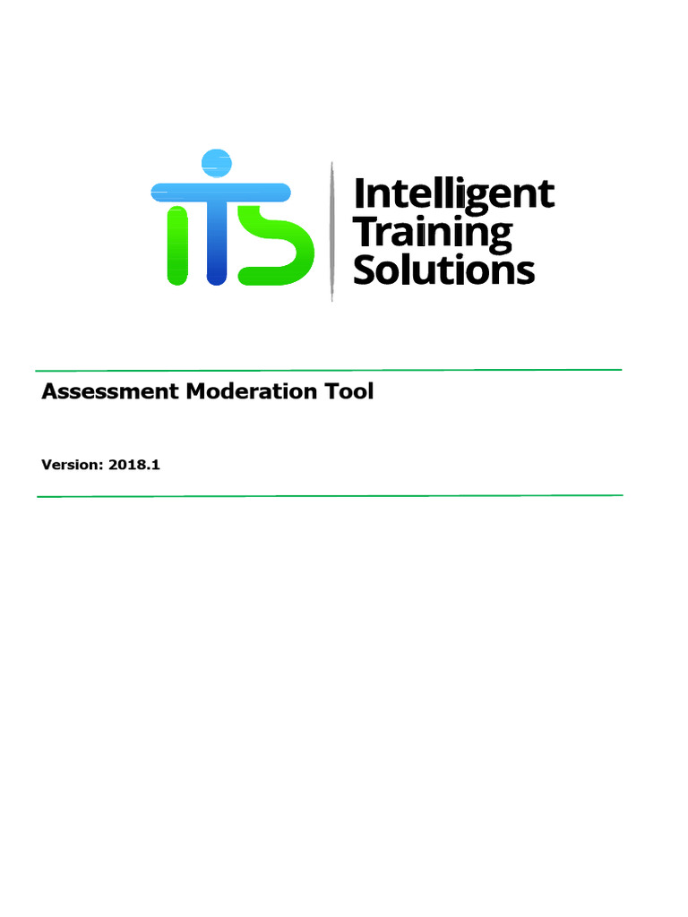 Assessment moderation tool 2018 1 pdf vocational education