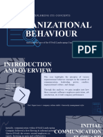Organizational Behaviour Analysis