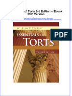 Instant Download Essentials of Torts 3rd Edition Ebook PDF Version PDF FREE