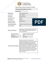 Segunda Convocatoria Perito Genetica Forense