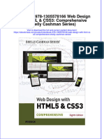 Instant Download Etextbook 978 1305578166 Web Design With HTML Css3 Comprehensive Shelly Cashman Series PDF FREE