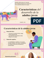 Características Del Desarrollo de La Adultez Joven