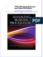Instant Download Original PDF Managing Business Process Flows 3rd Edition PDF FREE