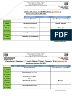 Planning Des Examens M1