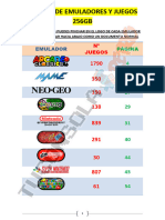 Lista de Juegos 256gb Retrobox