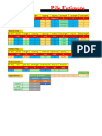 Pile Estimate Excel File