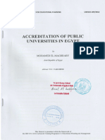 Accreditation of Public Universities in