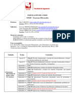 Parcelacion Curso EEDD 111026C Semestre 2023-II