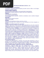 RESUMÃO DE MÉTODO CLÍNICO  1 - P3 FINALIZADO