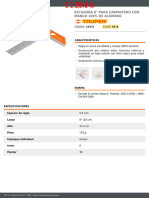 Item 8 Escuadra Metalica 8in