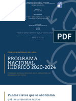 Programa Nacional Hídrico 2020-2024