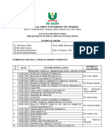 2023 - 2 Schedule For Virtual Defence - SC