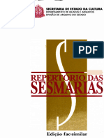 SESMARIA - Repertório Das Sesmarias - Est São Paulo