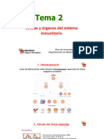 Tema 2 Células y Órganos Del SI