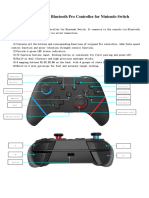 User Manual For Bluetooth Pro Controller For Nintendo Switch