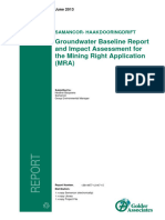 Appendix 3 Geohydrology Report 2013