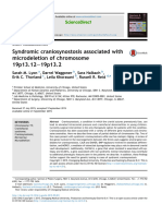 Syndromic Craniosynostosis 19p