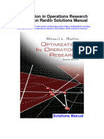 Instant Download Optimization in Operations Research 2nd Edition Rardin Solutions Manual PDF Scribd