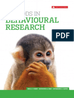 Methods in Behavioural Research 3rd Edition (Paul C. Cozby, Raymond A. Mar)