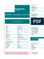 Property Analyser Calculator