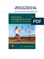 Instant Download Solution Manual For Financial and Managerial Accounting 8th by Wild PDF Scribd