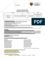 Prueba Coeficiente Dos Segundo Semestre 2019 - Segundo Medio - Forma2