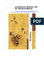 Instant Download Organizational Behavior Robbins 15th Edition Solutions Manual PDF Scribd