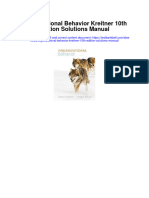 Instant Download Organizational Behavior Kreitner 10th Edition Solutions Manual PDF Scribd